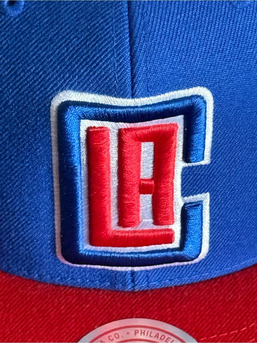 Mitchell & Ness Los Angeles Clippers Adjustable Snapback Hat